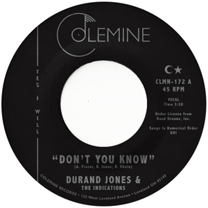 JONES, DURAND & THE INDICATIONS-DON'T YOU KNOW
