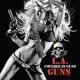 L.A. GUNS-(RED/BLUE) COVERED IN GUNS