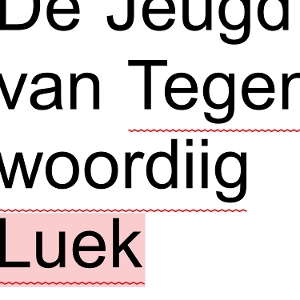 DE JEUGD VAN TEGENWOORDIG-LEUK -COLOURED-