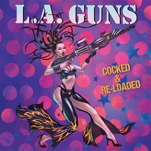 L.A. GUNS-COCKED & RE-LOADED (PURPLE/BLACK/WHITE SPLATTER)