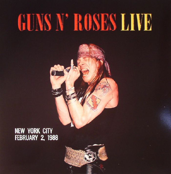 GUNS N  ROSES-LIVE IN NEW YORK CITY 1988 (YELLOW VINYL)