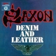 SAXON-DENIM AND LEATHER -COLOURED-
